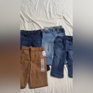 GAP Kids Jeans Set in Blue and Tan